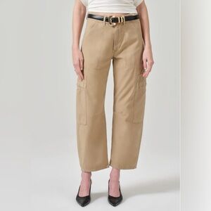 Citizens Of Humanity Marcelle Cotton Twill Cargo Pants in Heirloom
